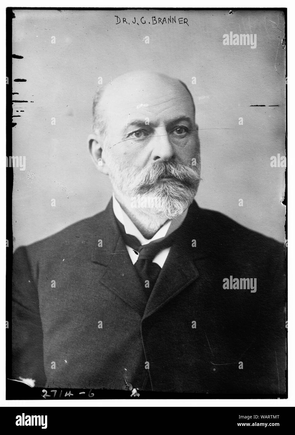 Il dott. J.C. Branner Foto Stock