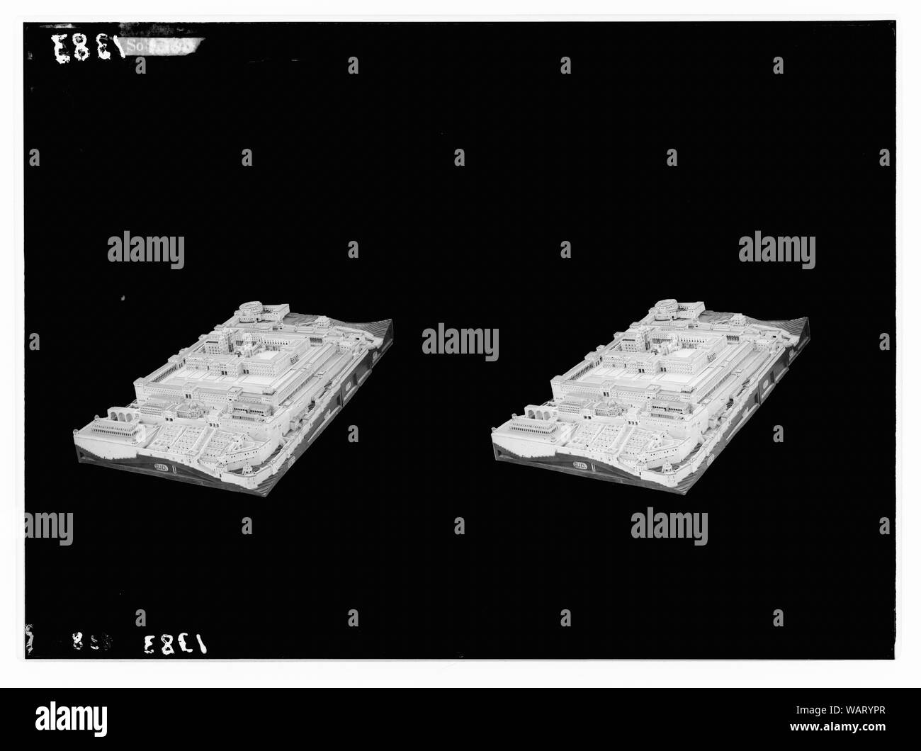 Il dott. Shicks' modelli. Salomone del tempio e dintorni Foto Stock