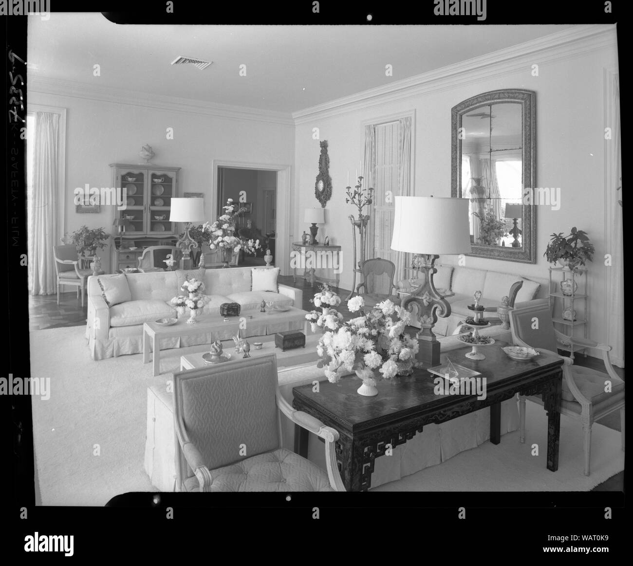 Il dott. e la Sig.ra Leon Levy, residence a 1409 S. Ocean Blvd., Palm Beach. Foto Stock