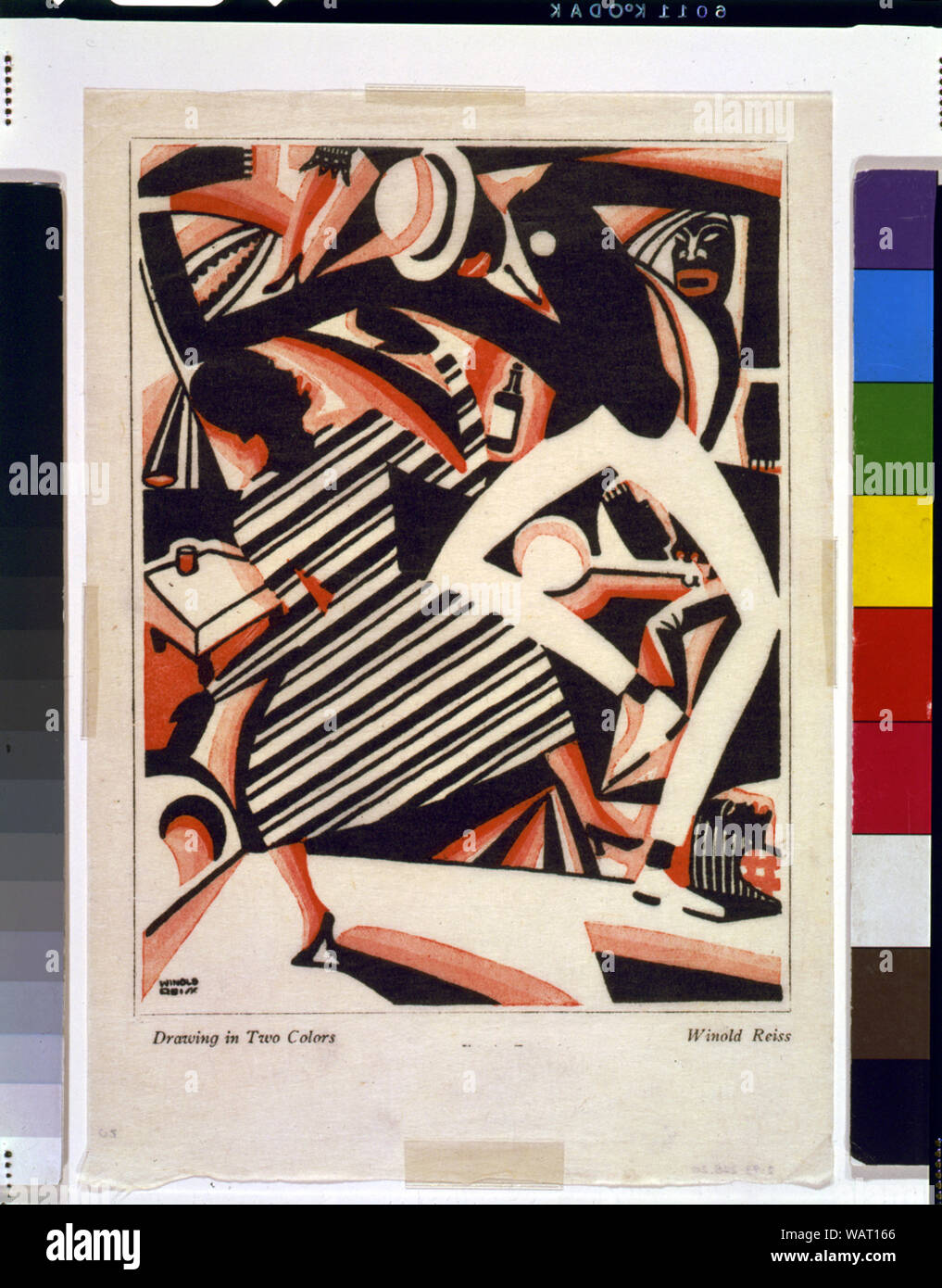 Disegno in due colori / Winold Reiss. Foto Stock