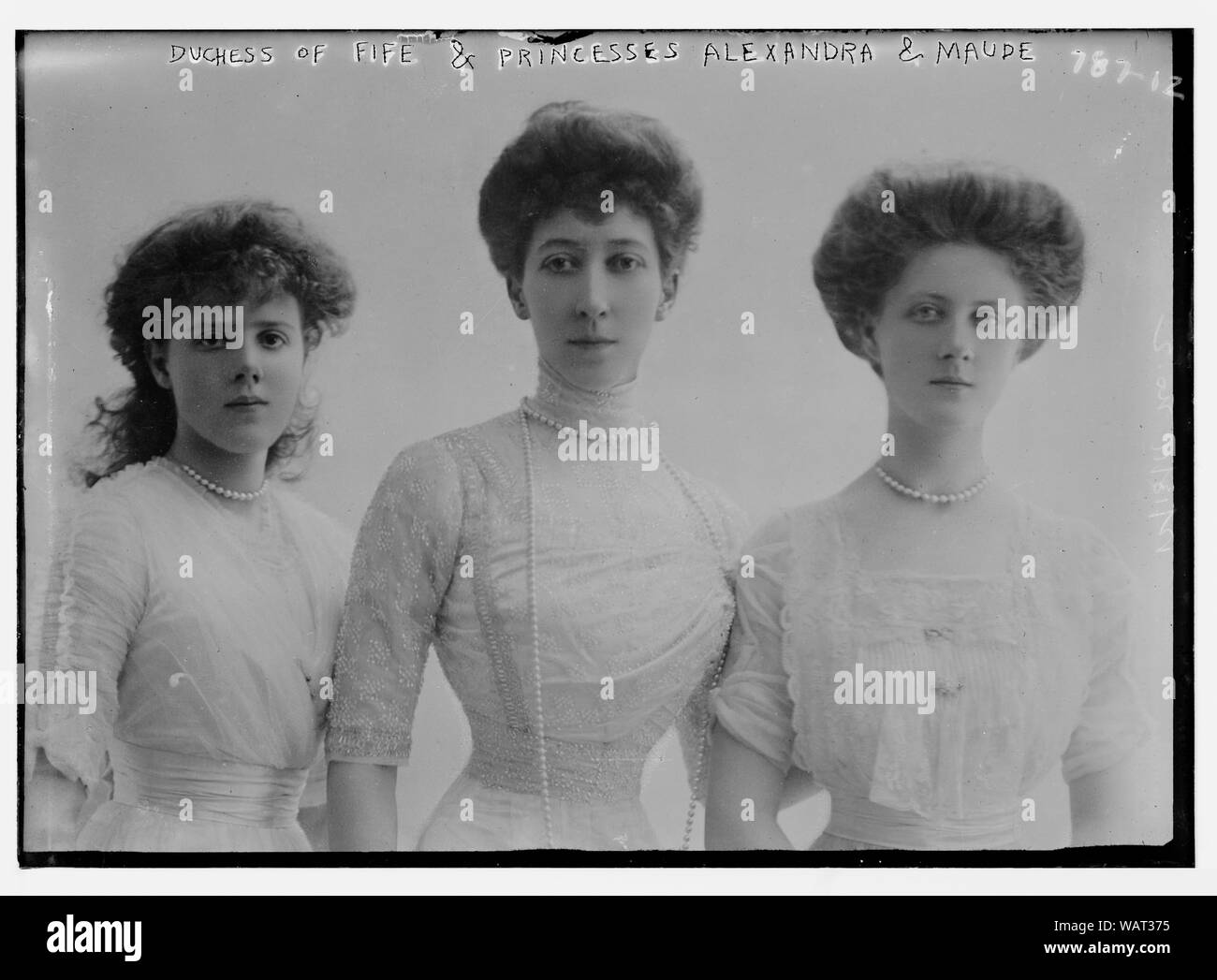 La duchessa di Fife, principesse Alessandria e Maude Foto Stock