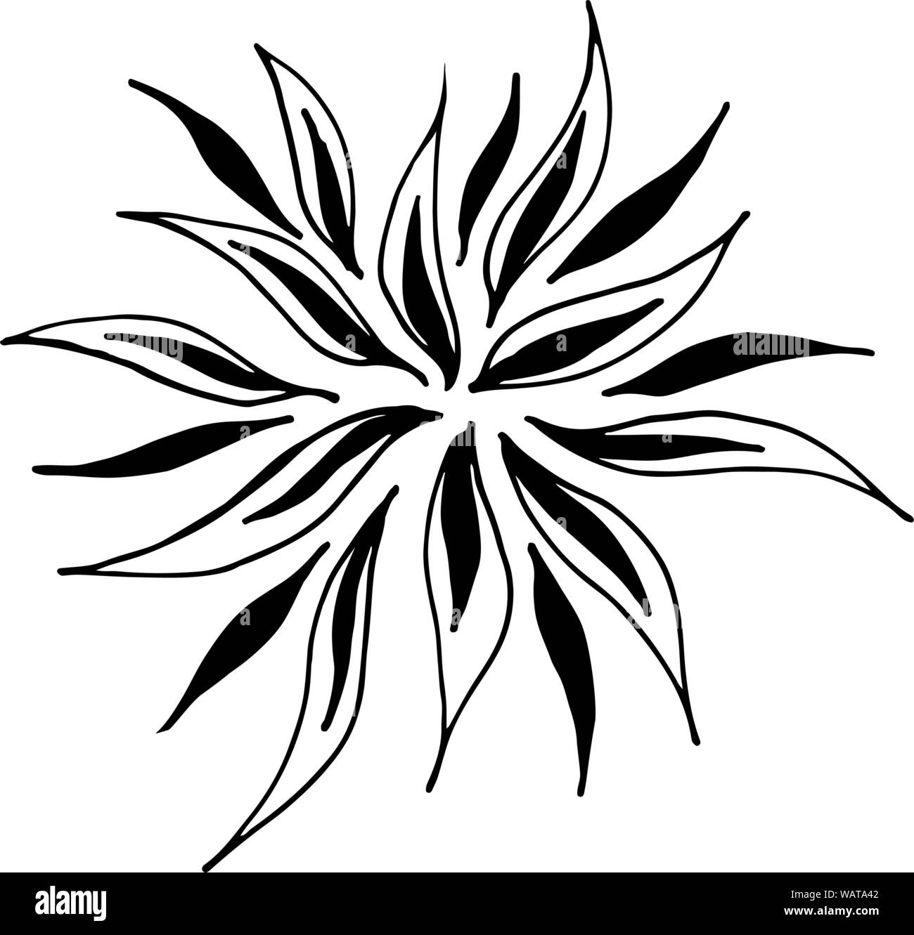 Profilo di microbi icona vettore. Isolato nero semplice elemento linea illustrazione da un concetto medico. Vettoriale modificabile microbo corsa. Icona di virus. Mano Illustrazione Vettoriale