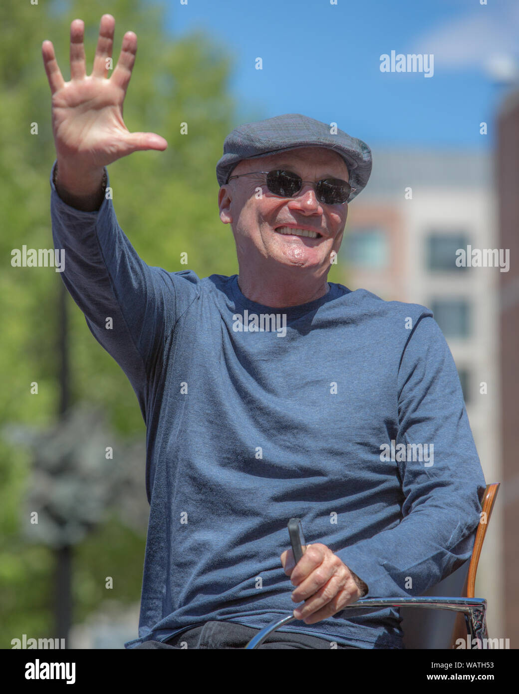 Maggio 2013, l'Ufficio venne Scranton,Pa. Dopo il finale è stato girato (prima della messa in onda).molta emozione tra il cast che potrebbe essere stata l'ultima volta insieme Foto Stock