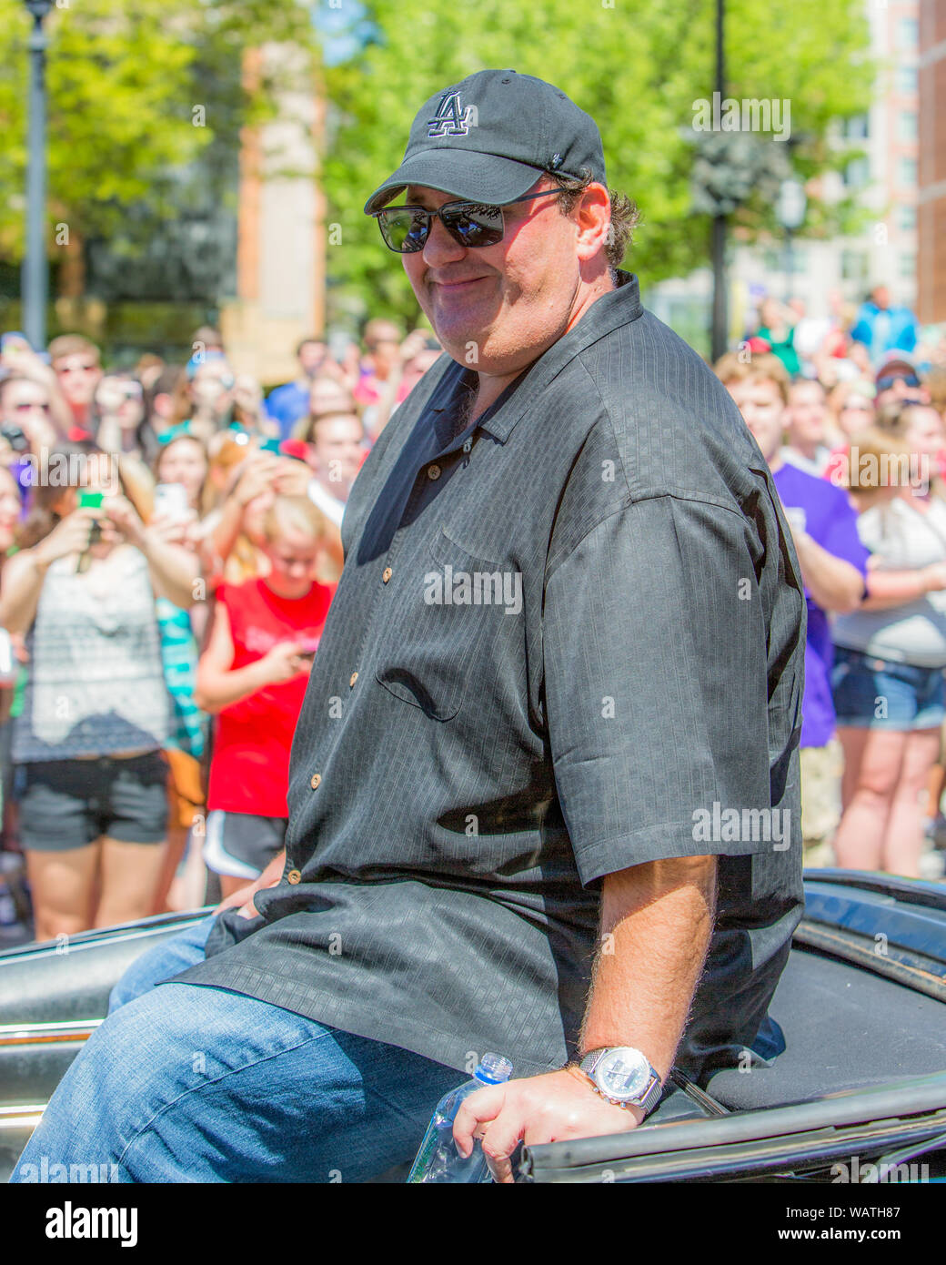 Maggio 2013, l'Ufficio venne Scranton,Pa. Dopo il finale è stato girato (prima della messa in onda).molta emozione tra il cast che potrebbe essere stata l'ultima volta insieme Foto Stock