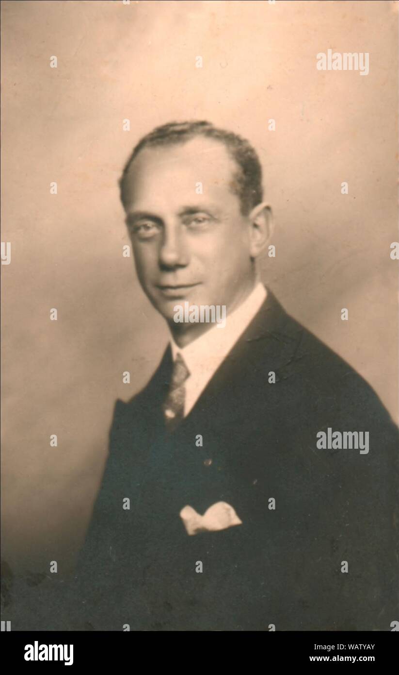 DSP. Oscar Bossaert jeune. c1927. Foto Stock
