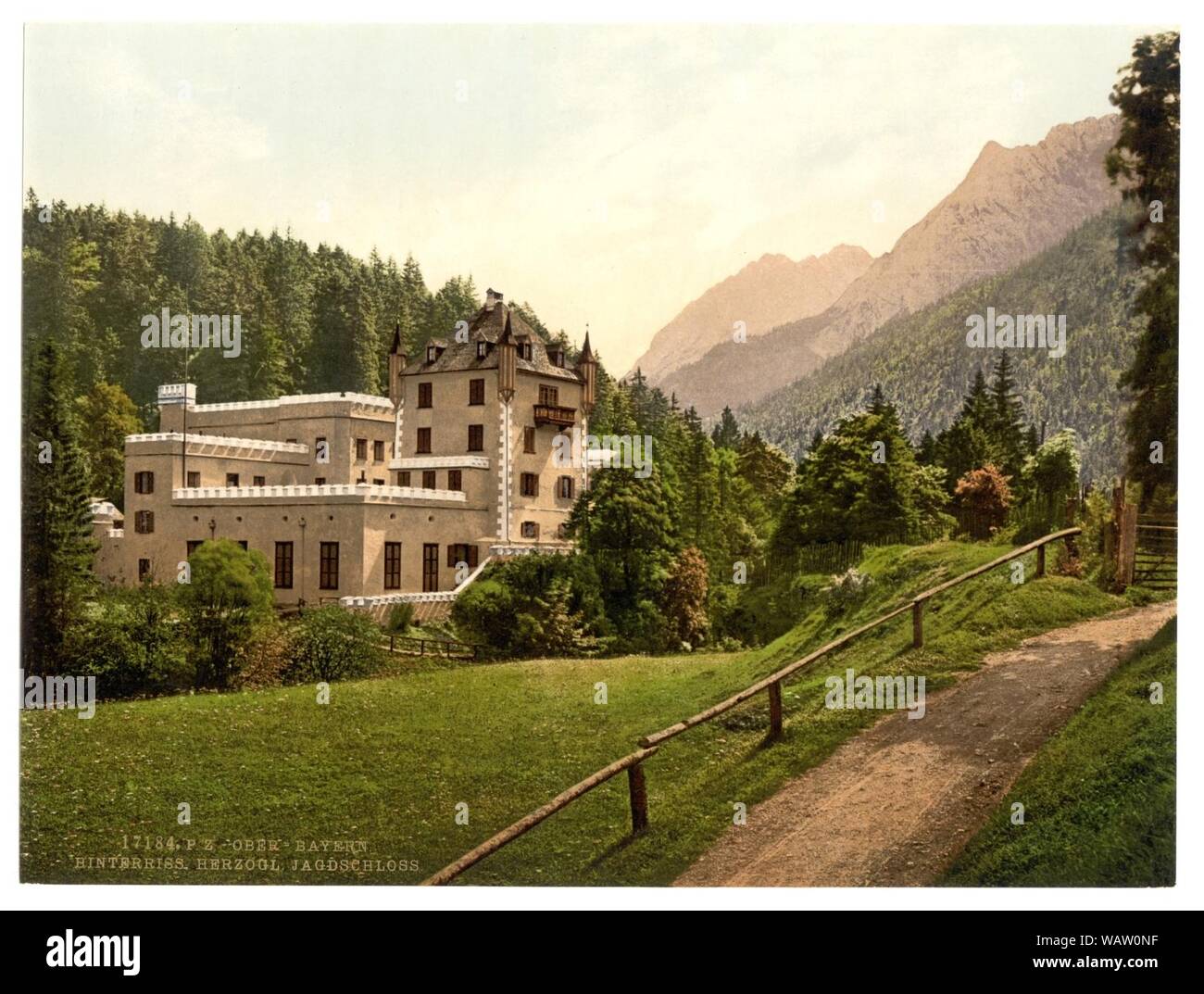 Castel ducale, Hinteriss, Alta Baviera, Germania- Foto Stock
