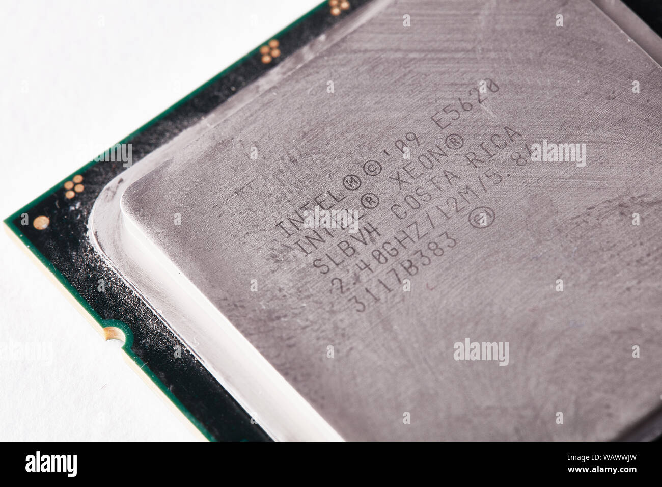 Componenti di computer, e-rifiuti, riciclaggio Foto Stock