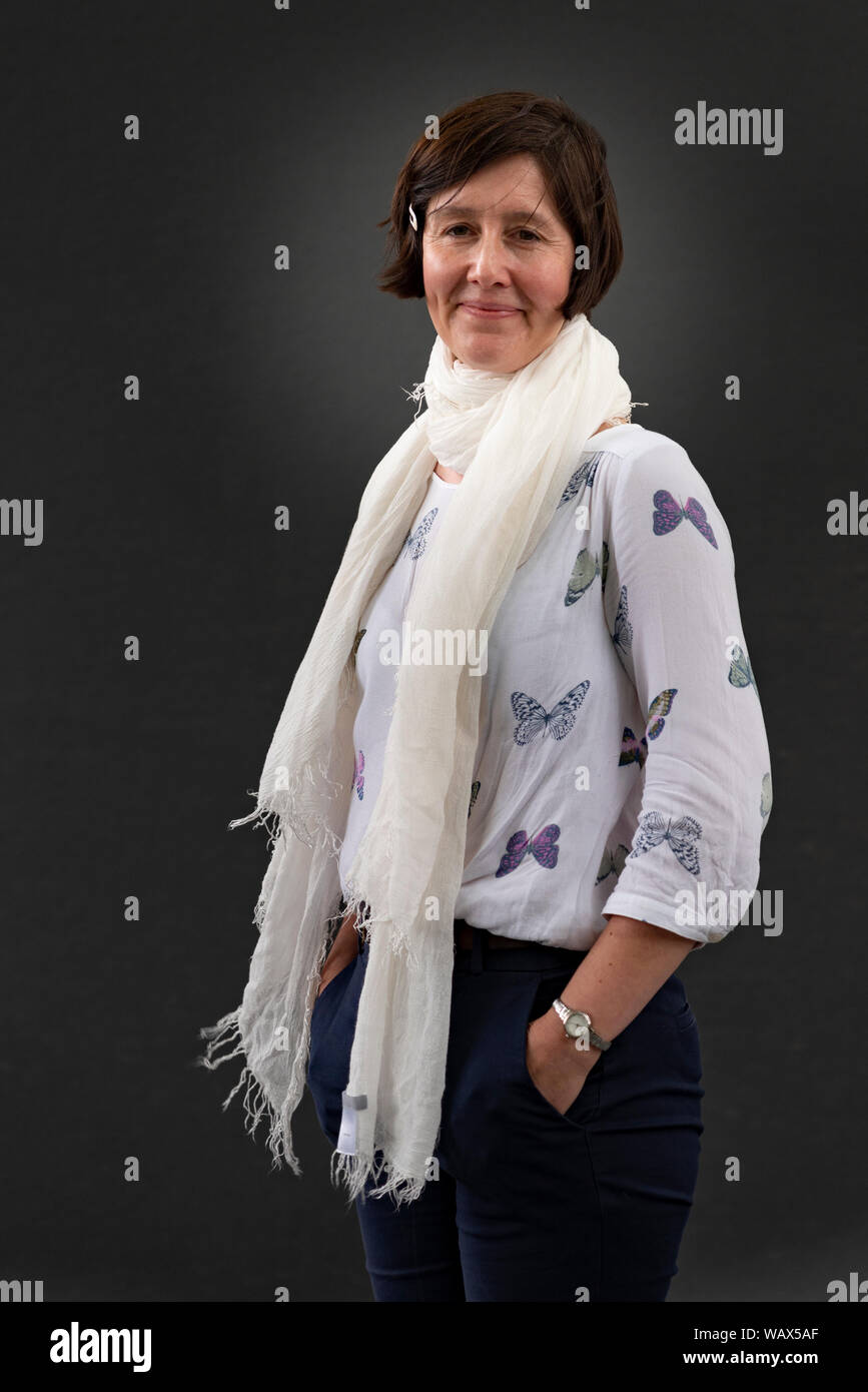 Edimburgo, Scozia, Regno Unito. Il 22 agosto 2019. Julie Lovell a Edinburgh International Book Festival 2019. Julia Lovell è professore di Cinese moderno Storia e letteratura presso Birkbeck College. Il suo libro il maoismo: una storia globale spiega l'impatto delle sue idee in tutto il mondo. Iain Masterton/Alamy Live News. Foto Stock