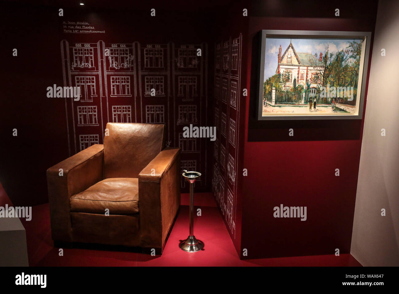 Apertura DEL MUSEE DE LA LIBÉRATION DE PARIS, il Musee du General Leclerc, MUSEE Jean Moulin Foto Stock