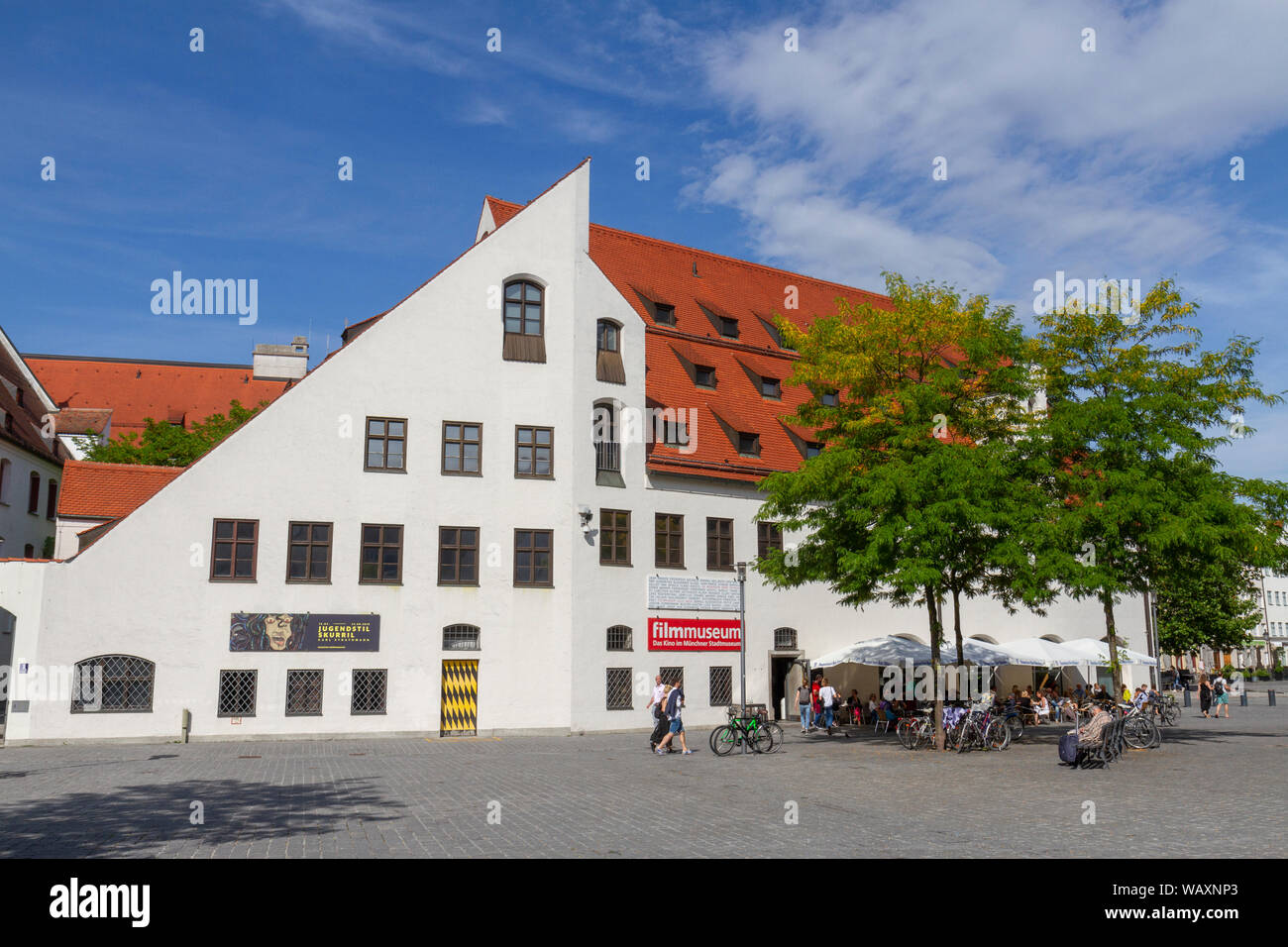 Il Monaco Archivio Film, Münchner Stadtmuseum (monaco di baviera) Stadtmuseum, Sankt-Jakobs-Platz, Monaco di Baviera, Germania. Foto Stock