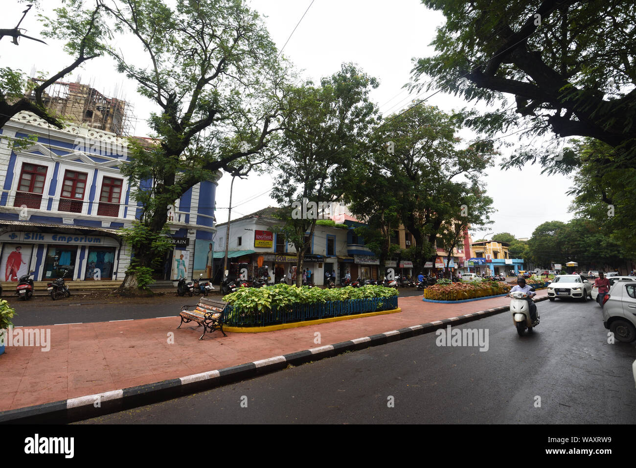 Praça da Igreja. Panaji, Goa, India. Foto Stock