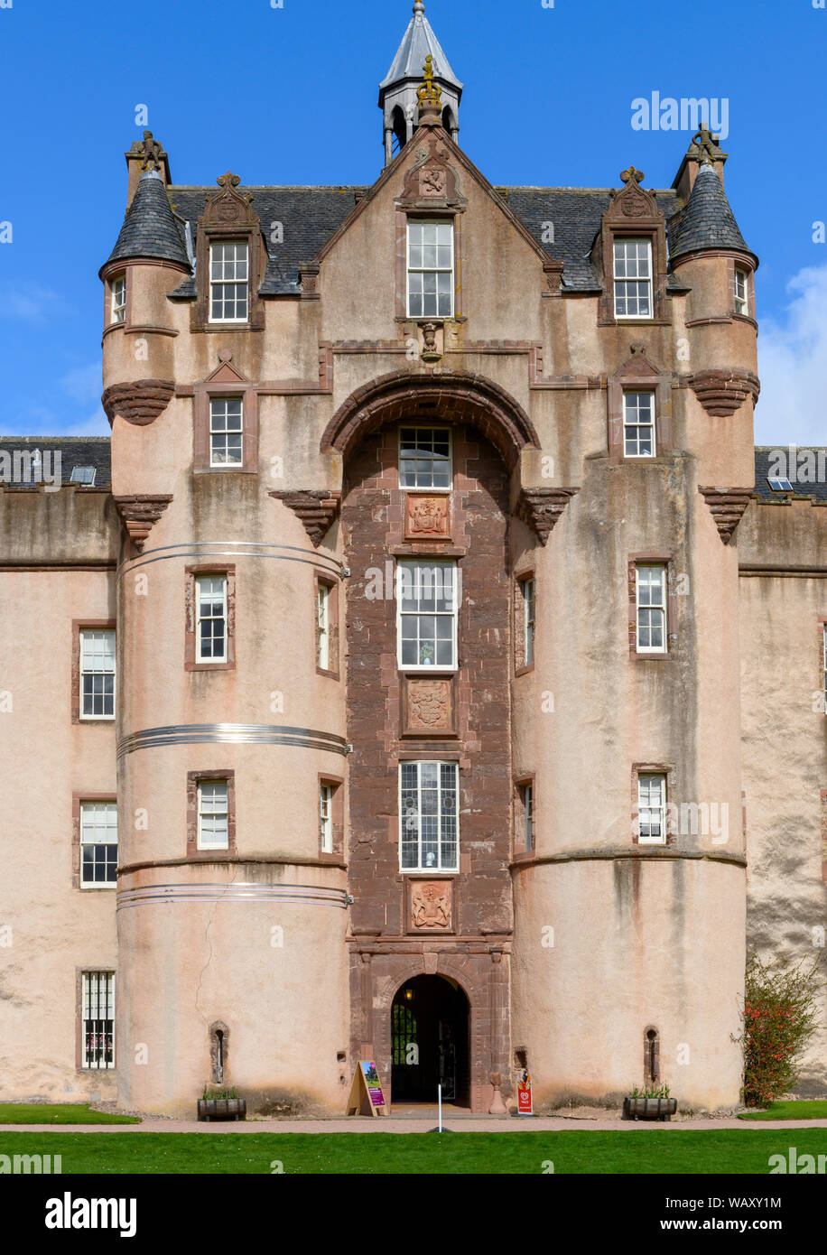 Il castello di Fyvie, Fyvie, Turiff, Scotland, Regno Unito Foto Stock