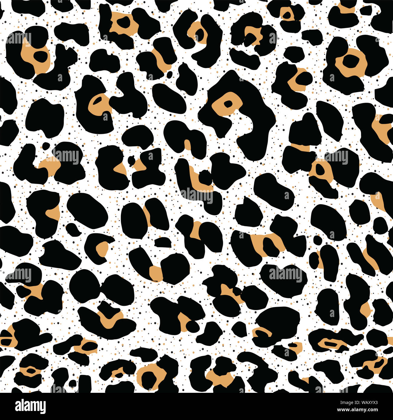 Leopard skin texture pattern senza giunture Foto Stock