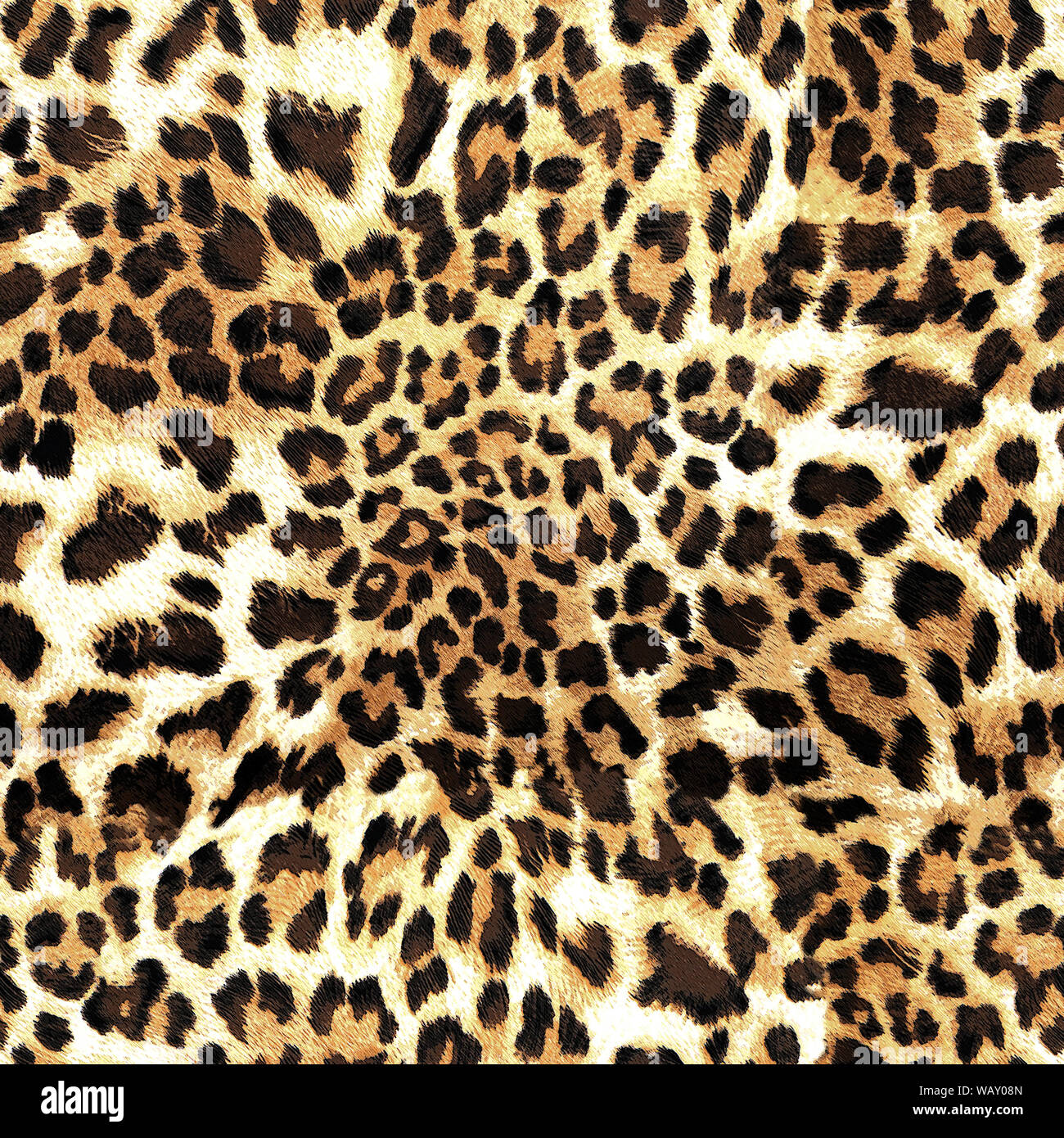Leopard skin texture pattern senza giunture Foto Stock
