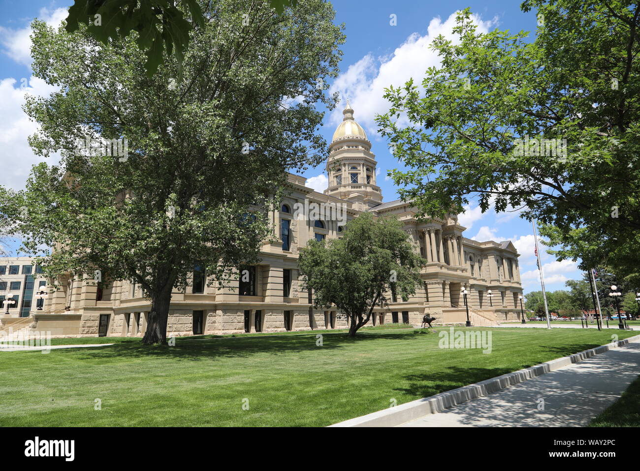 Ristrutturato Wyoming state Capitol, Cheyenne, Wyoming, Wyoming, Wyoming, WY - luglio 2019 Foto Stock