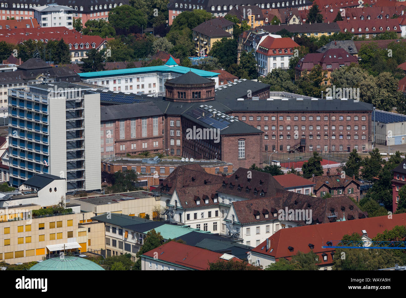 Friburgo in Breisgau, correttivi facility Freiburg, prigione Foto Stock