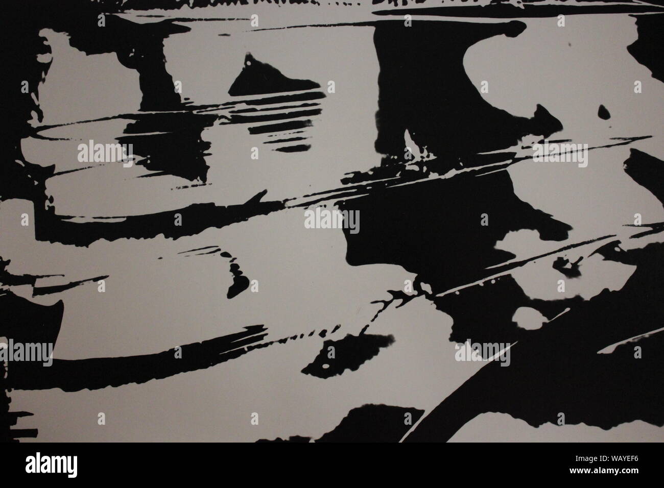 Bene in bianco e nero fotografia d'arte dagli anni settanta, settanta, di un concetto astratto. Foto Stock