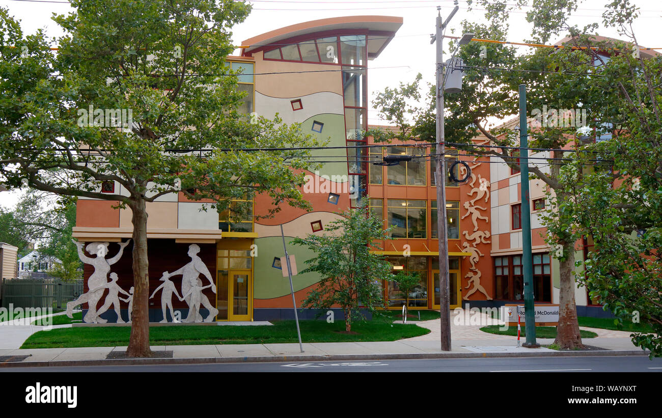 Ronald McDonald House of Connecticut, 860 Howard Avenue, New Haven, Connecticut Foto Stock