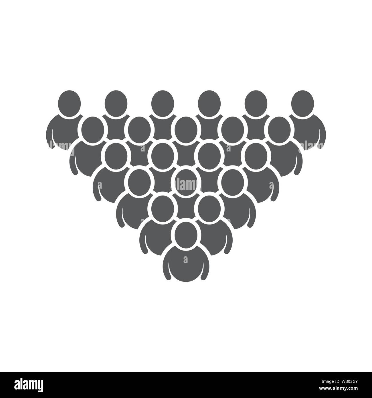 Icona di persone del gruppo di lavoro illustrazione vettoriale design Illustrazione Vettoriale