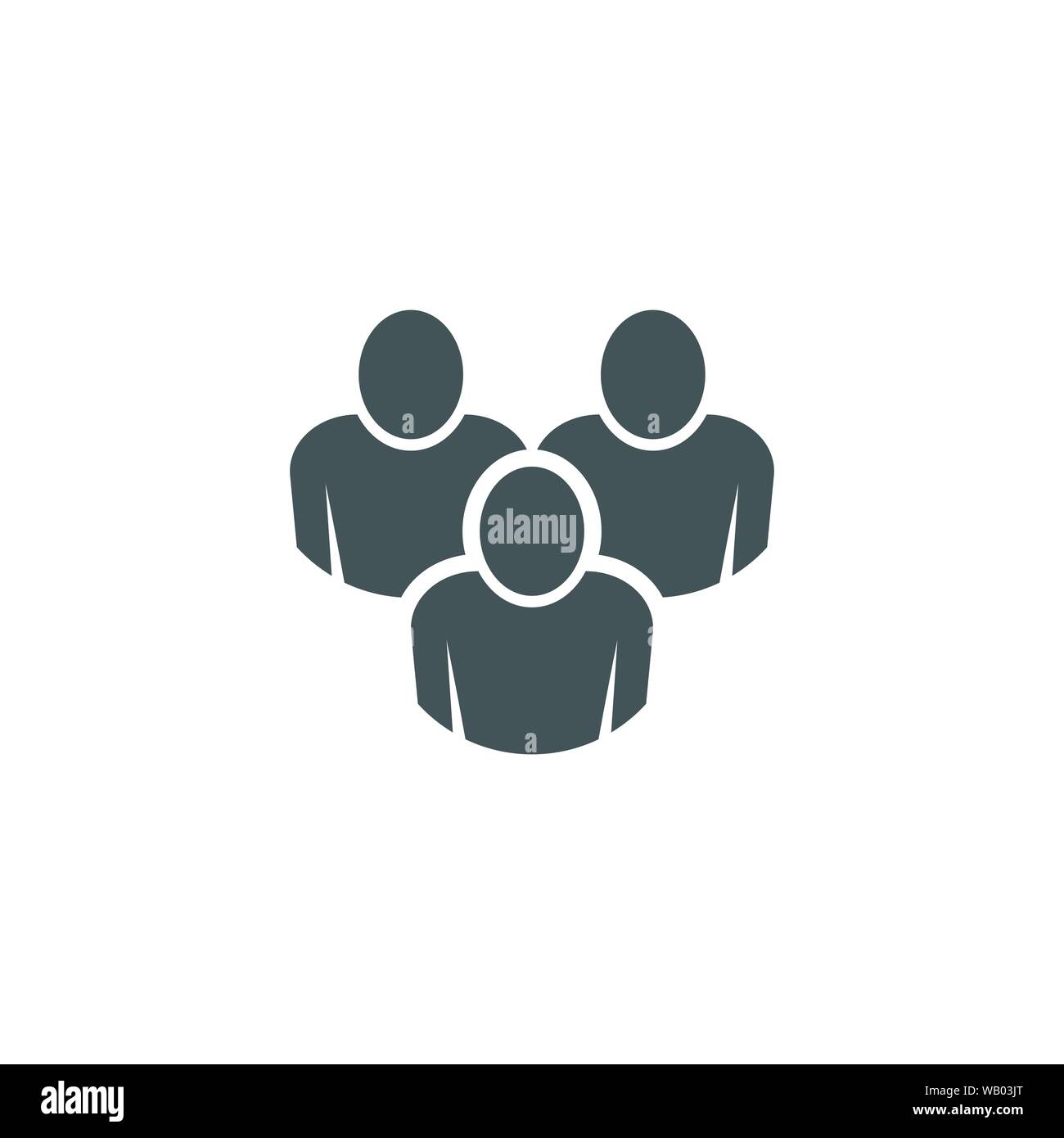 Icona di persone del gruppo di lavoro illustrazione vettoriale design Illustrazione Vettoriale