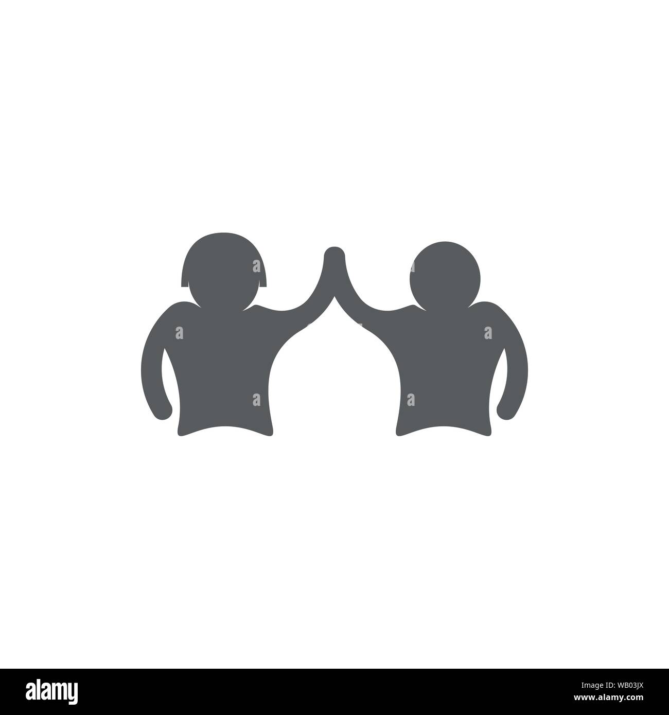 Icona di persone del gruppo di lavoro illustrazione vettoriale design Illustrazione Vettoriale