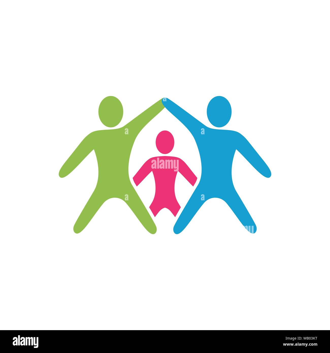 Icona di persone del gruppo di lavoro illustrazione vettoriale design Illustrazione Vettoriale