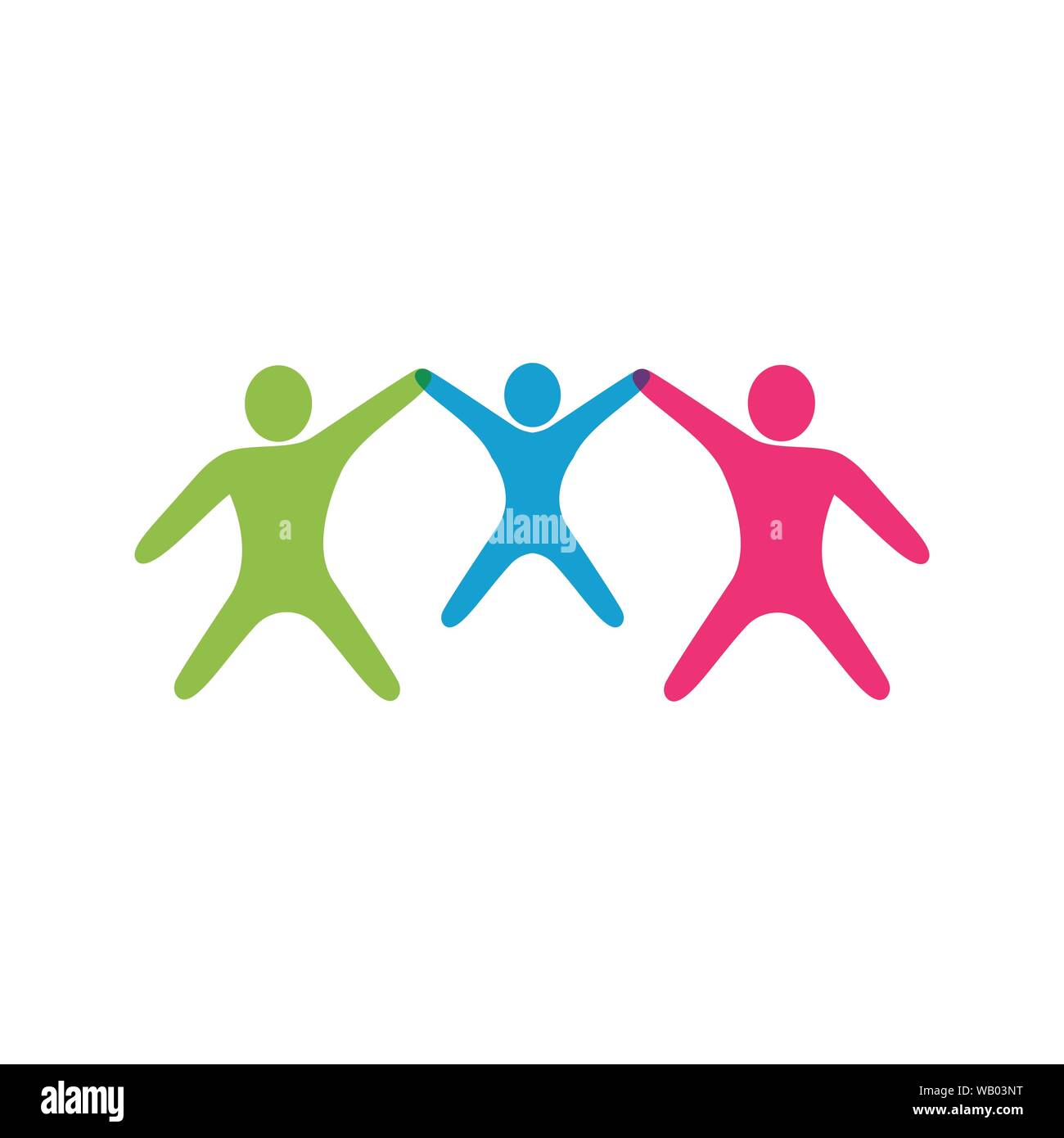 Icona di persone del gruppo di lavoro illustrazione vettoriale design Illustrazione Vettoriale