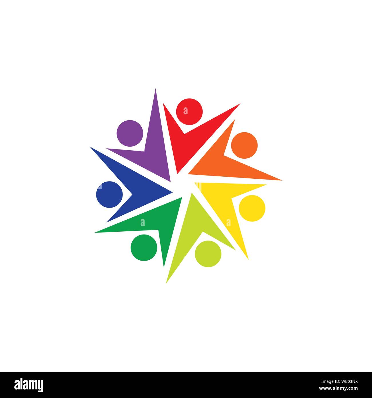 Icona di persone del gruppo di lavoro illustrazione vettoriale design Illustrazione Vettoriale