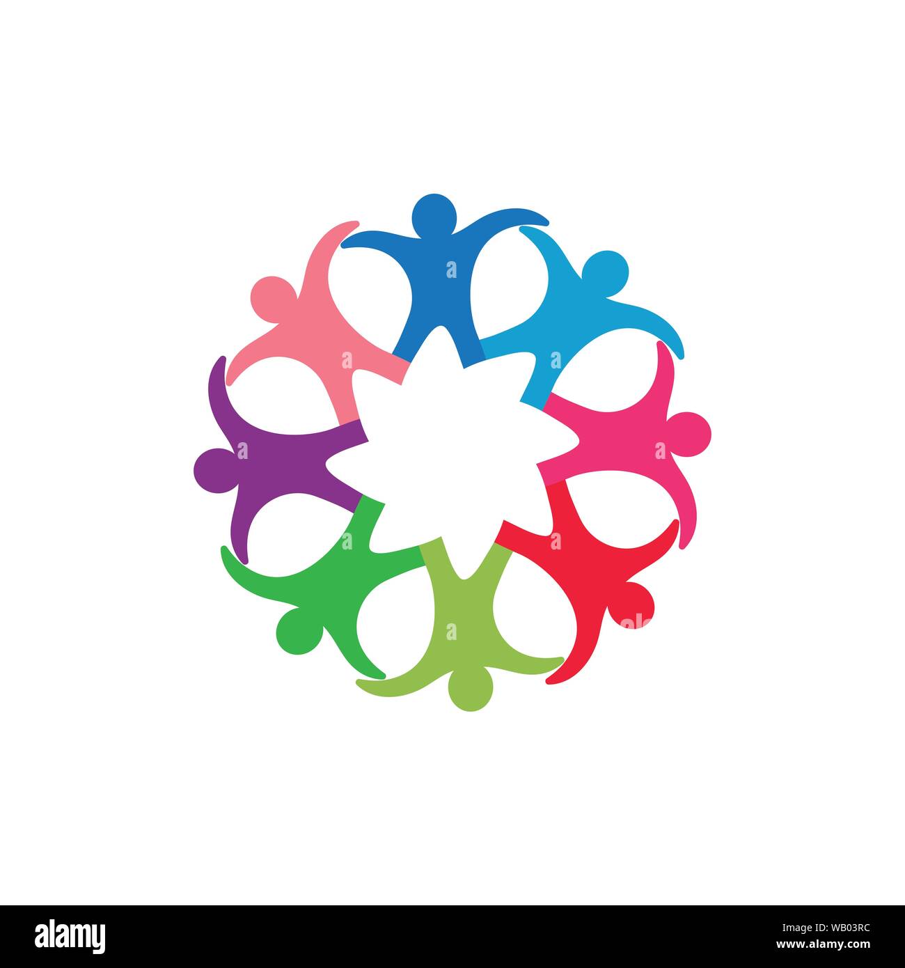 Icona di persone del gruppo di lavoro illustrazione vettoriale design Illustrazione Vettoriale