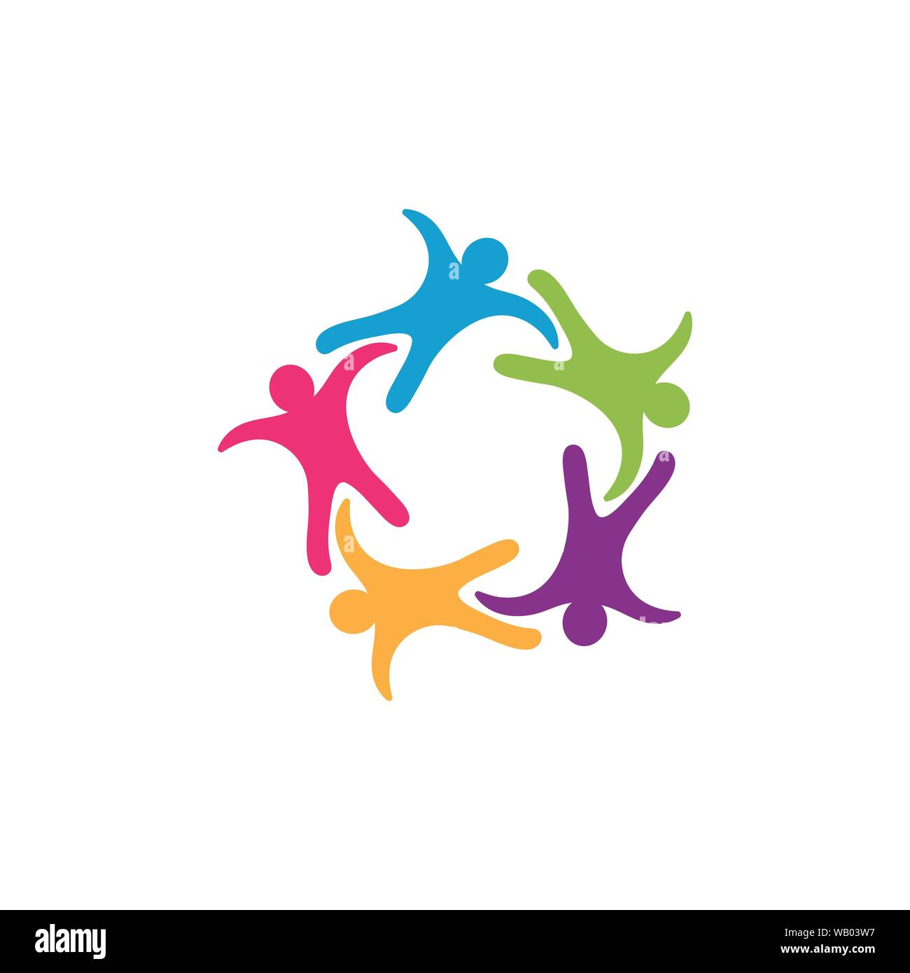 Icona di persone del gruppo di lavoro illustrazione vettoriale design Illustrazione Vettoriale