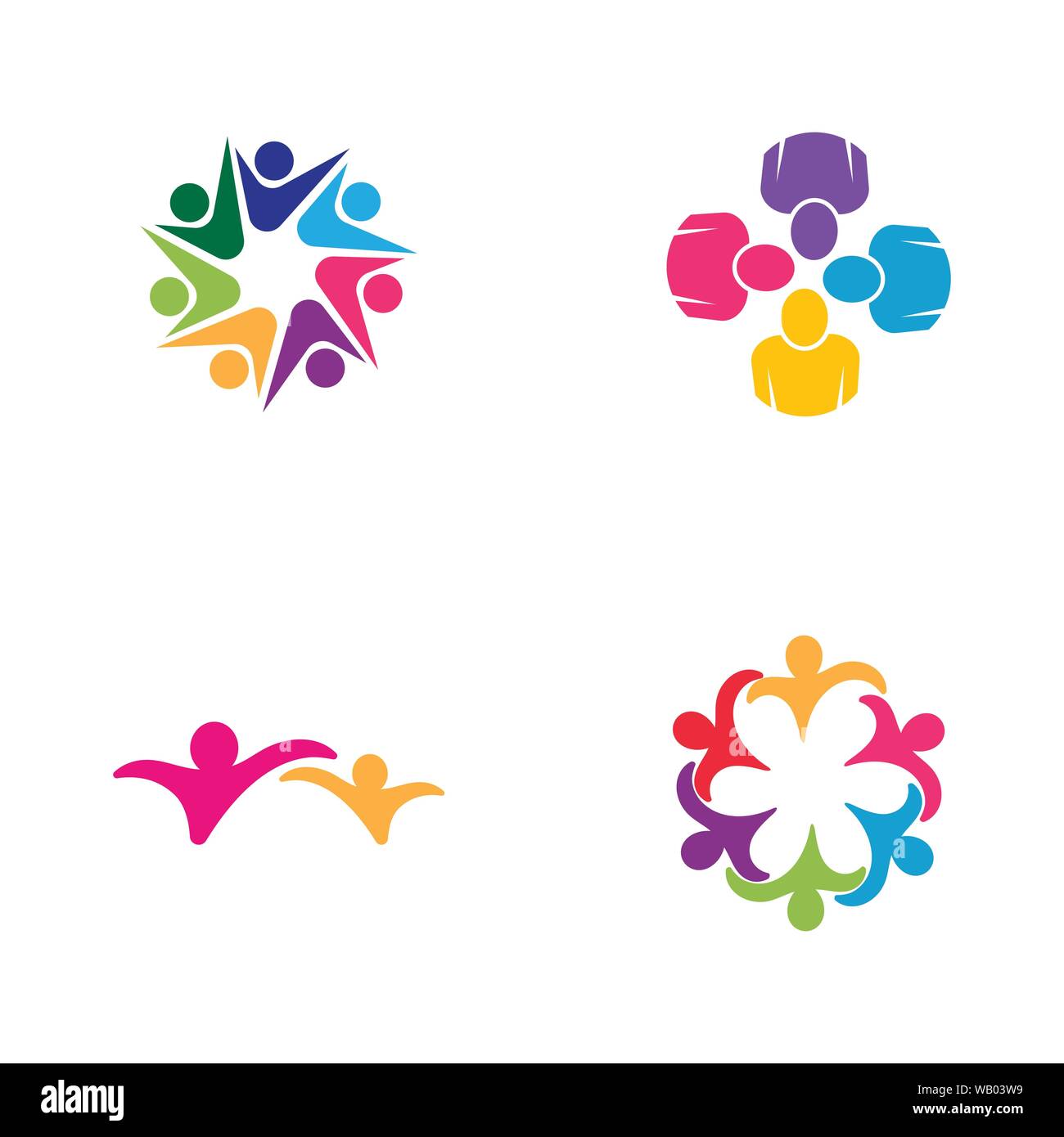 Icona di persone del gruppo di lavoro illustrazione vettoriale design Illustrazione Vettoriale