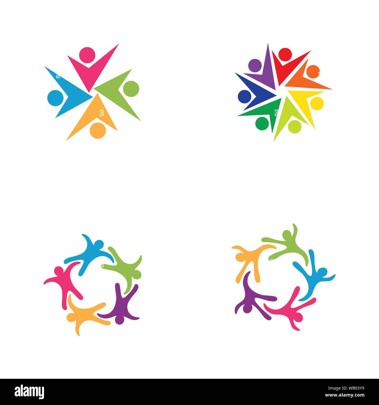 Icona di persone del gruppo di lavoro illustrazione vettoriale design Illustrazione Vettoriale