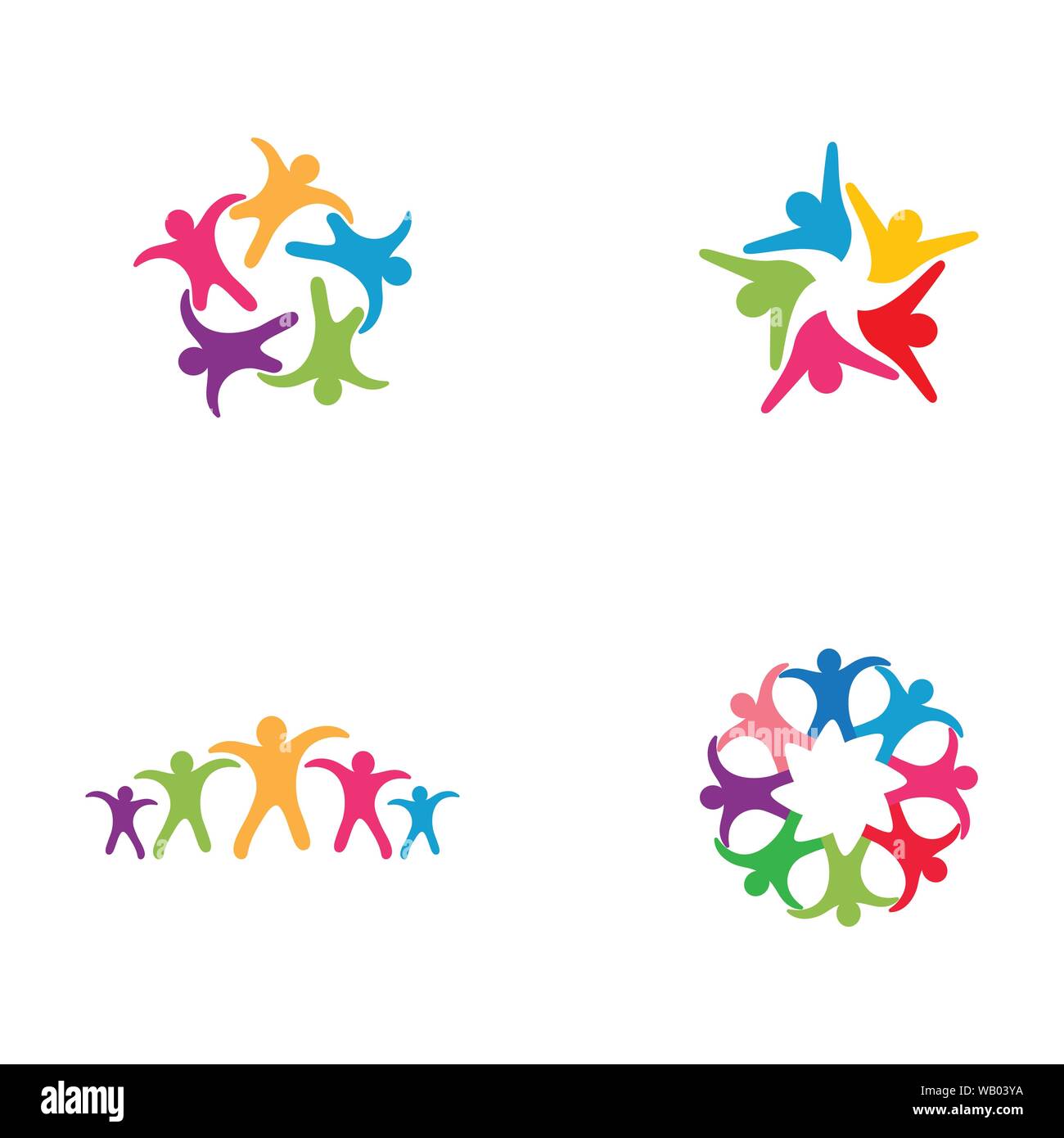 Icona di persone del gruppo di lavoro illustrazione vettoriale design Illustrazione Vettoriale