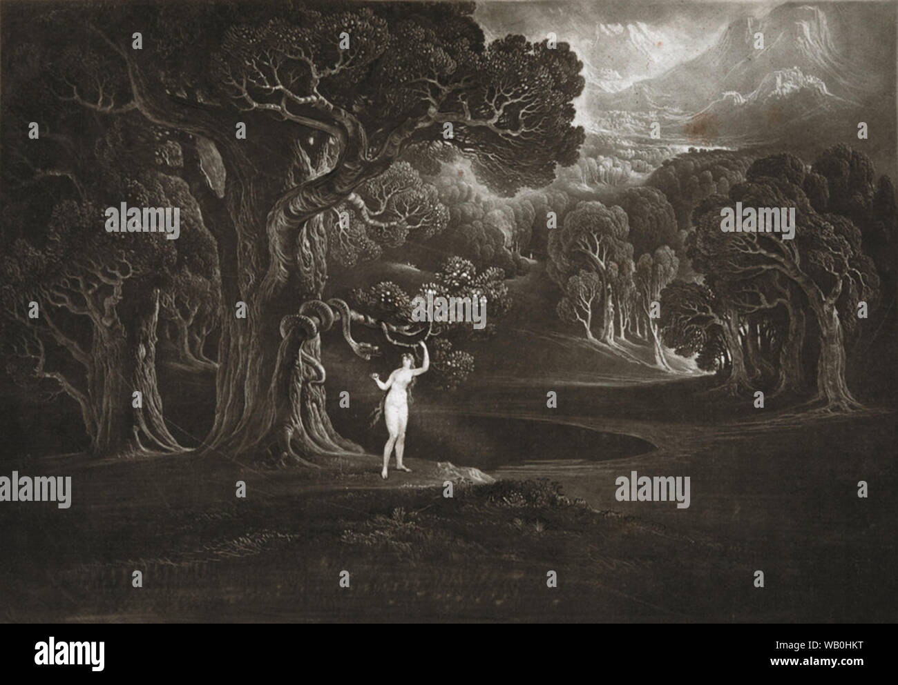 Paradiso perduto illustrazione Foto Stock