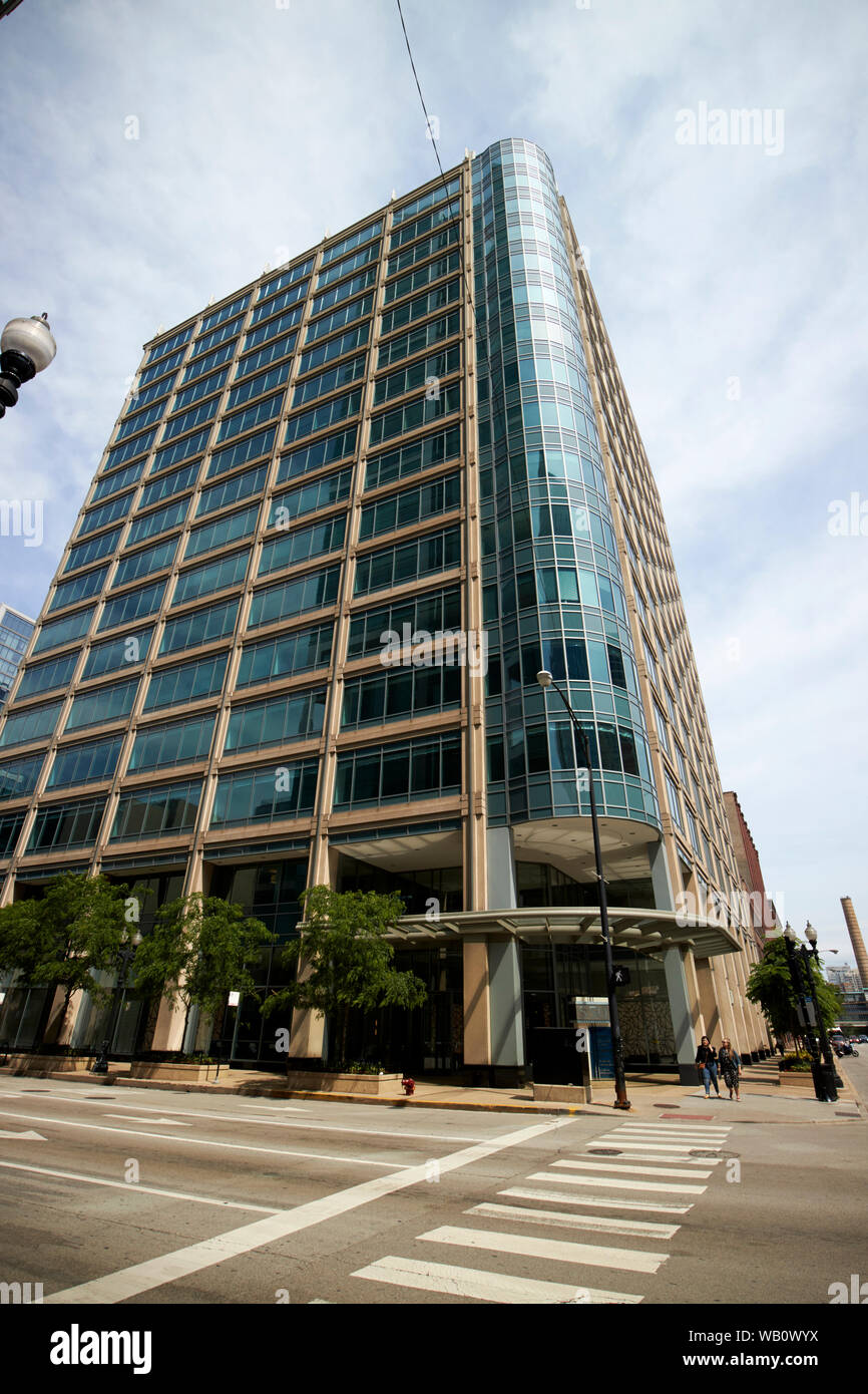 550 West washington boulevard edificio per uffici di chicago, illinois, Stati Uniti d'America Foto Stock