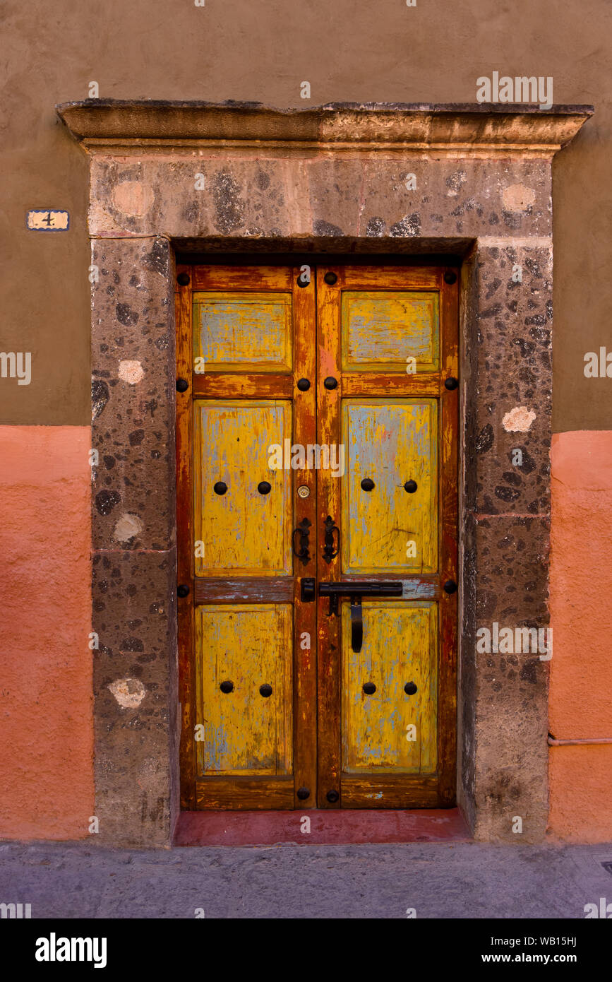 San Miguel De Allende, Dettagli architettonici Foto Stock