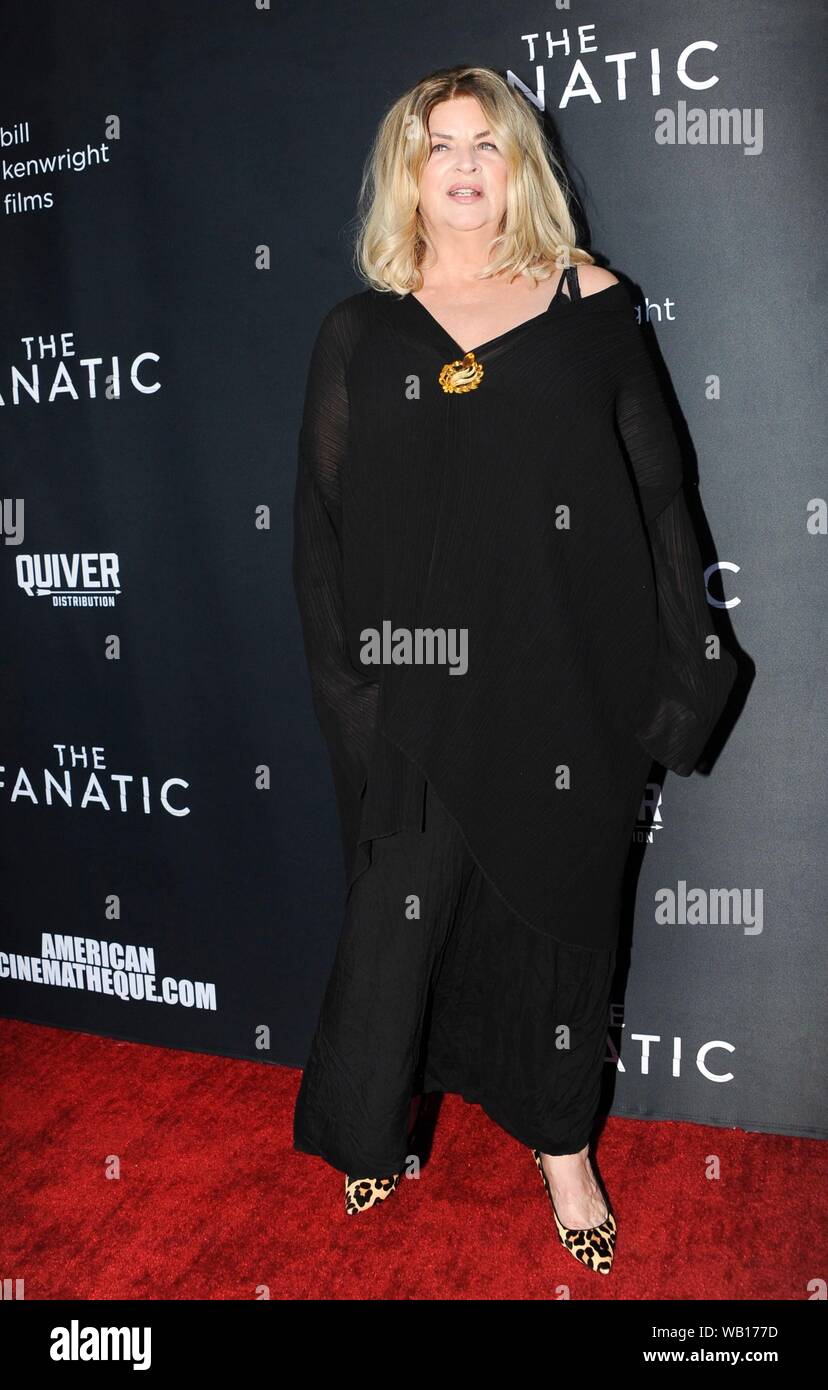 Los Angeles, Stati Uniti d'America. Il 22 agosto, 2019. Kirstie Alley presso gli arrivi per il fanatic Premiere, Grauman's teatro egiziano, Los Angeles, CA 22 agosto 2019. Credito: Elizabeth Goodenough/Everett raccolta/Alamy Live News Foto Stock