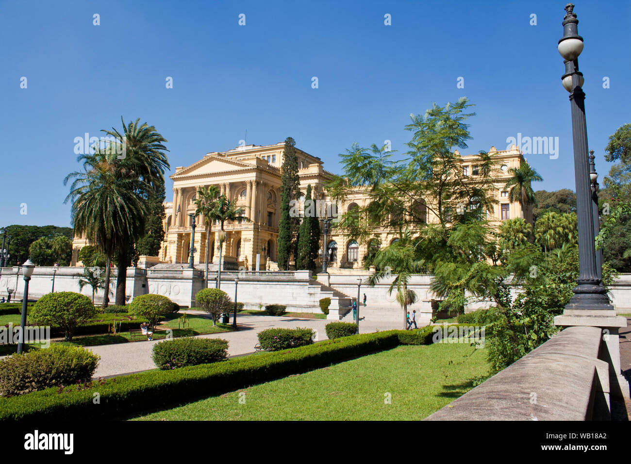 Ipiranga Museum (Museu Paulista dell'Università di São Paulo), il Parco Indenpendência, Ipiranga, São Paulo, Brasile Foto Stock