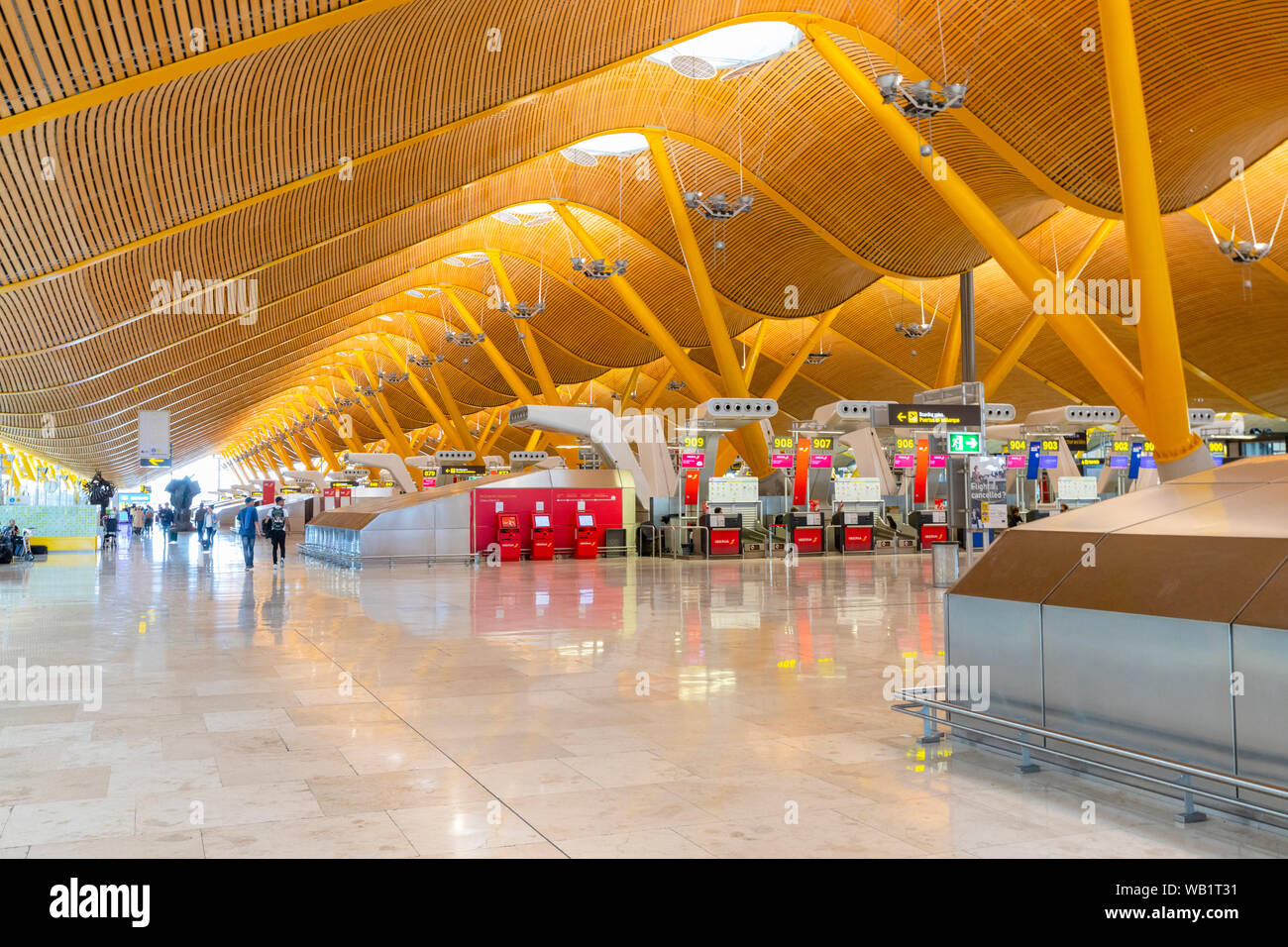 Madrid-Barajas Adolfo SUAREZ Aeroporto Madrid, Spagna, Sud ovest Europa Foto Stock