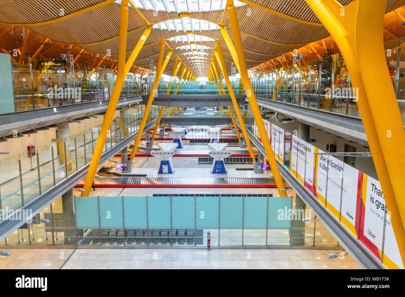 Madrid-Barajas Adolfo SUAREZ Aeroporto Madrid, Spagna, Sud ovest Europa Foto Stock