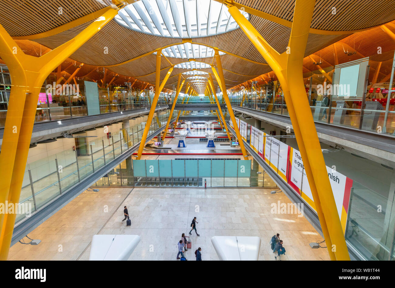 Madrid-Barajas Adolfo SUAREZ Aeroporto Madrid, Spagna, Sud ovest Europa Foto Stock