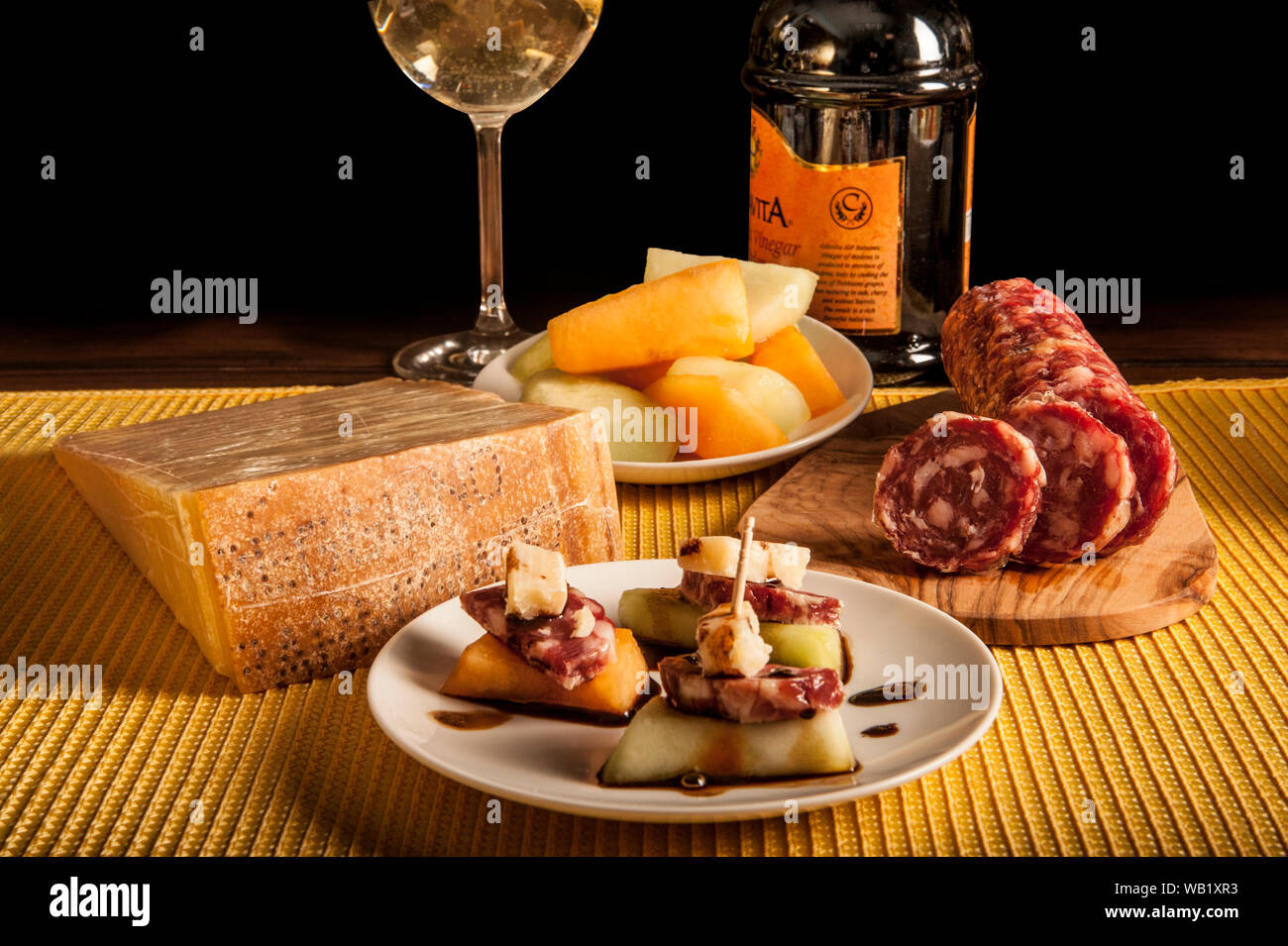 Parm Regg antipasto Foto Stock