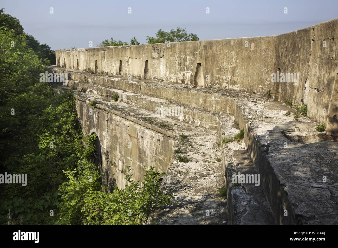 Fort n. 7 a Vladivostok. La Russia Foto Stock