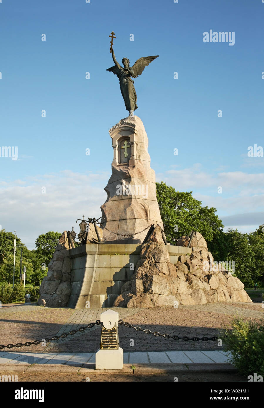 Russalka Memorial a Tallinn. Estonia Foto Stock