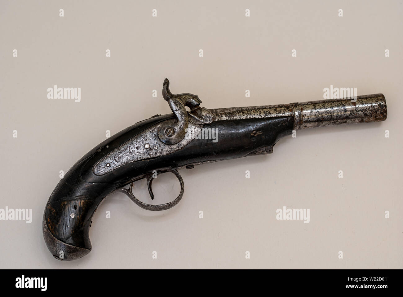 Un cappuccio a percussione pistola. Foto Stock