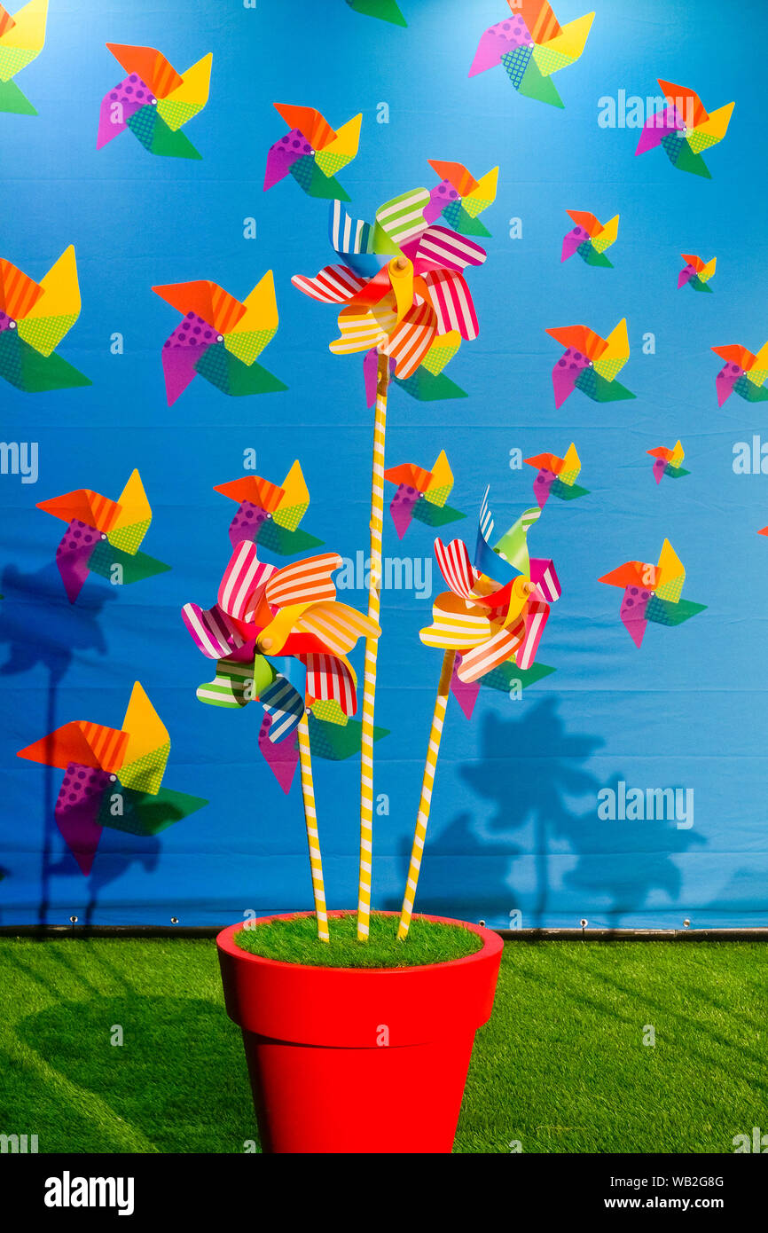 La girandola. Display Whirligig Foto Stock