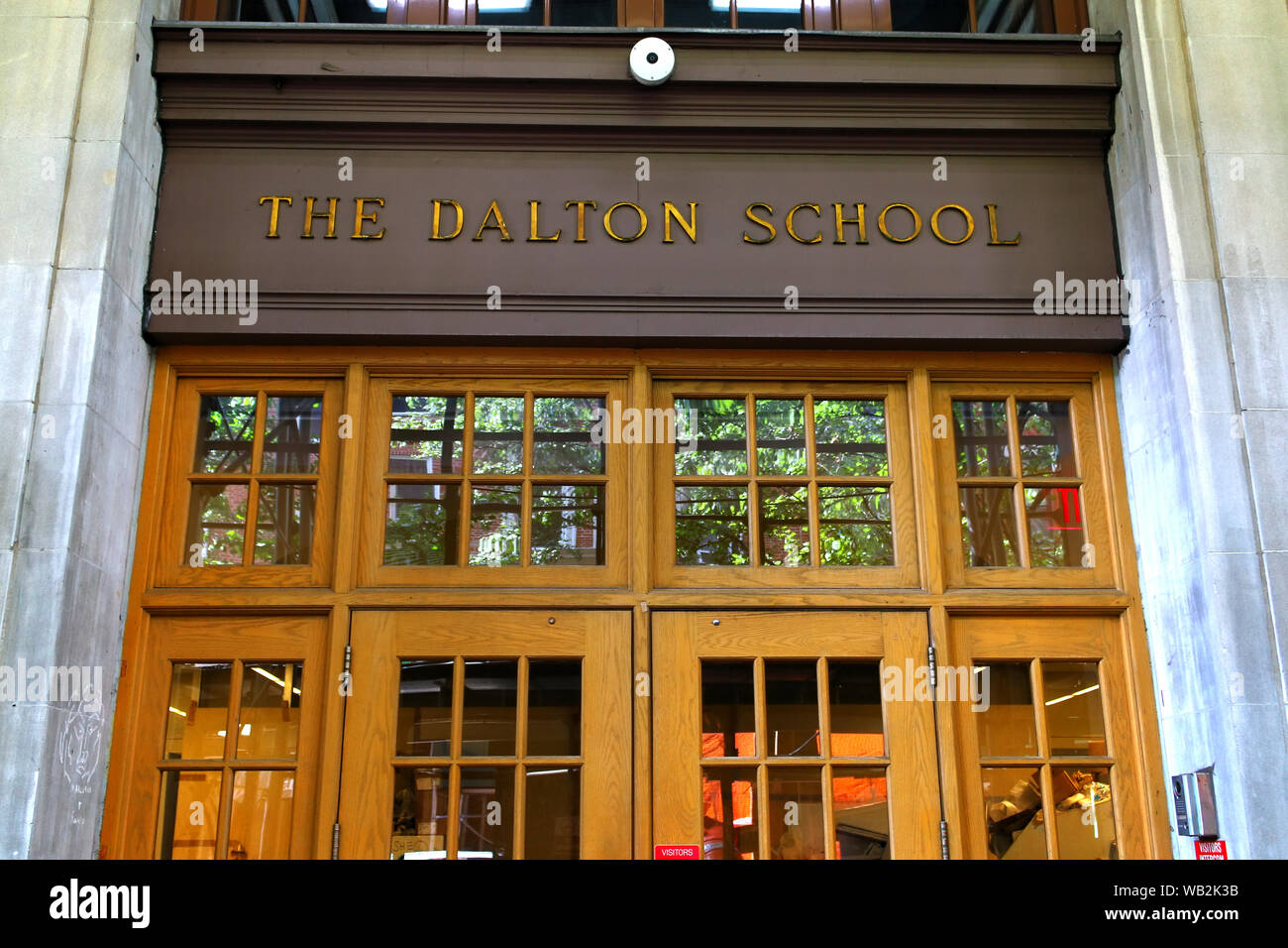 La scuola di Dalton, dove Jeffrey Epstein ha lavorato come insegnante, con Donald Barr come il preside nella metà degli anni settanta, Manhattan su luglio 19th, 2019 a New Yor Foto Stock