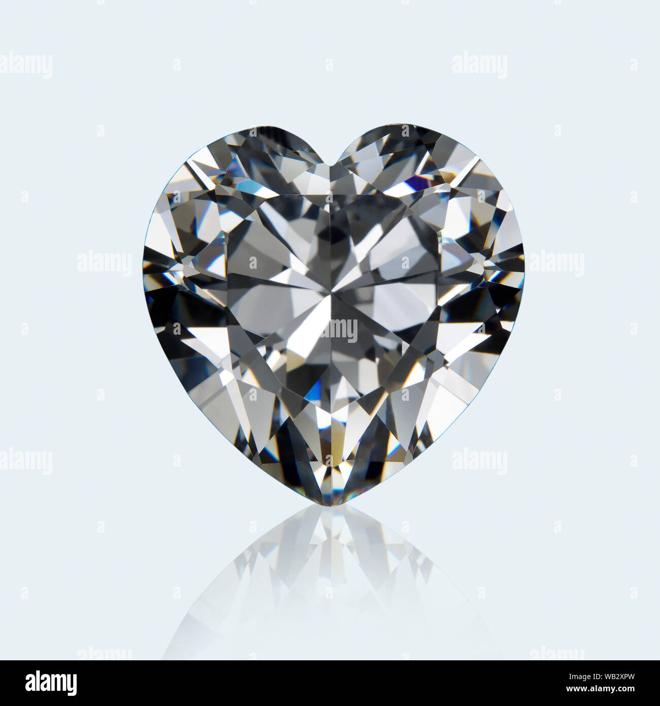 Cuore il taglio del diamante. Foto Stock