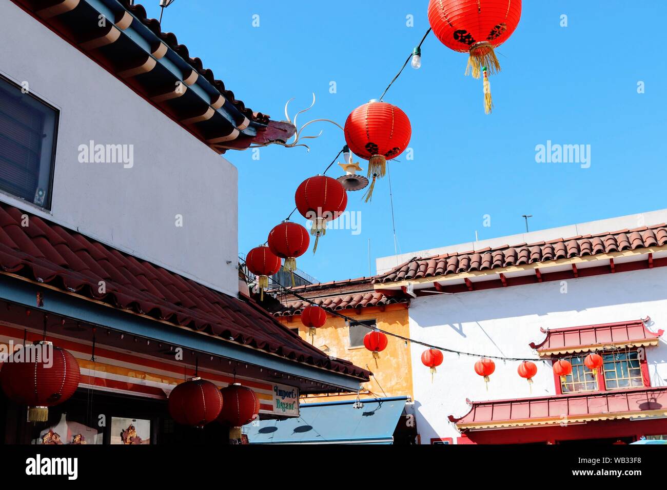 Vecchia Chinatown di Los Angeles Foto Stock