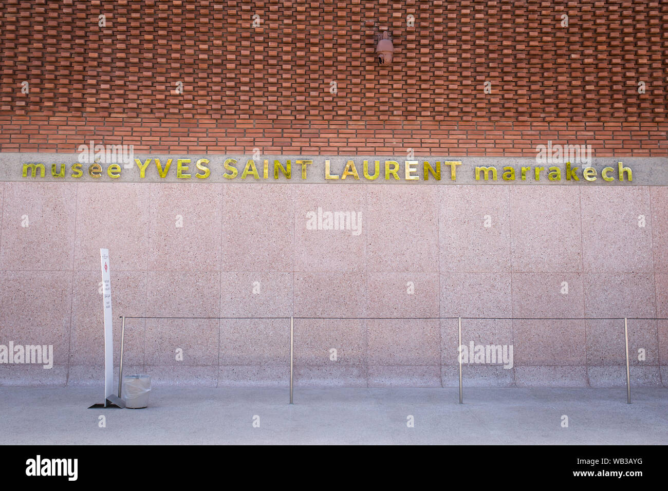Marrakech, Marocco - Marzo 14, 2019: Yves Saint Laurent Museo di Marrakech, Marocco. Foto Stock